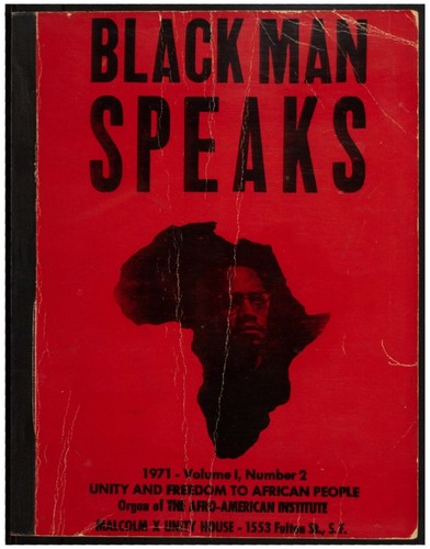 Black man speaks