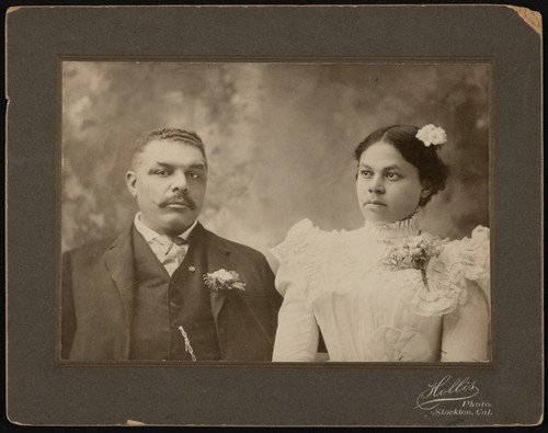 [Photograph of an African American man and woman]