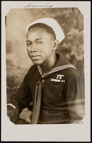 African American sailor portrait