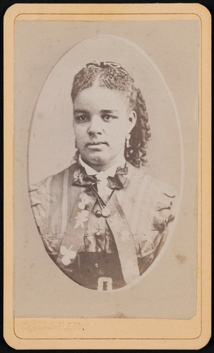 Studio portrait of a young African American woman