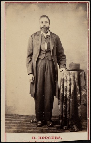 Studio portrait of an African American man