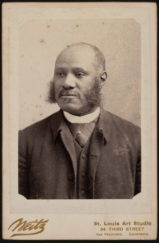 Photograph of an African American clergyman