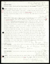 A Visit to Mrs. Birch and the Young Ladies of the Academy script with ...