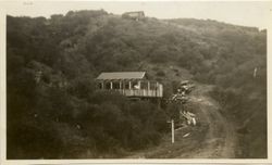 Anderson family cabin under construction