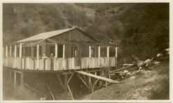 Anderson family cabin under construction