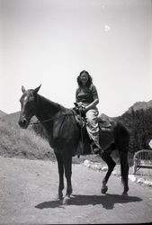 Horseback rider at Seminole Hot Springs