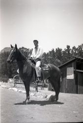Horseback rider at Seminole Hot Springs