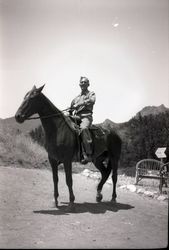 Horseback rider at Seminole Hot Springs