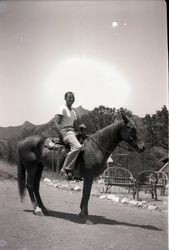 Horseback rider at Seminole Hot Springs