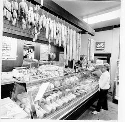 Delicatessen at the Sonoma Cheese Factory, Sonoma, California, 1972