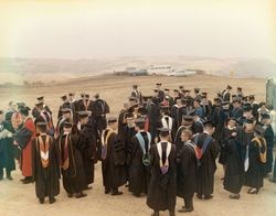 Faculty at Pepperdine commencement — Calisphere