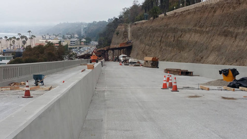 California Incline with separated lane on the left, June 4, 2016