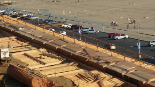 Falsework construction at California Incline, August 20, 2015 — Calisphere
