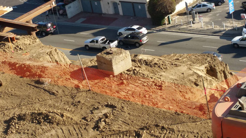 California Incline construction site overlooks Pacific Coast Highway, August 16, 2015