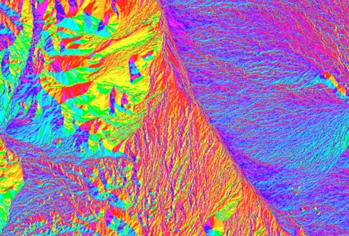 Topographic Spectrum of a National Monument