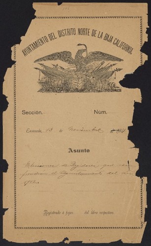 Elecciones de regidores que correspondrian el Ayuntamiento del año 1902