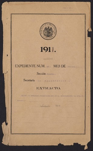 Actas de sesiones celebradas por el H. Ayuntamiento de esta Cabecera