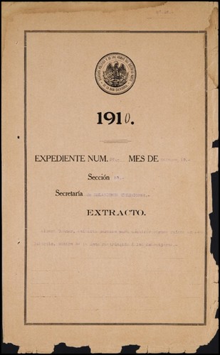 Albert Casner solicita permiso para adquirir bienes raíces en este Distrito, dentro de la zona restringida á los extranjeros