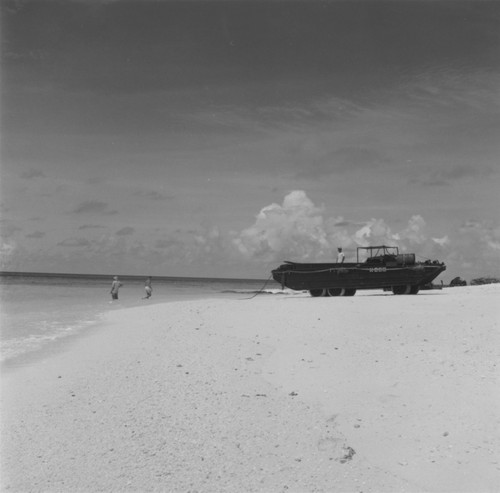 DUKW on beach