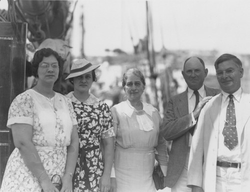 Aboard the ship Atlantis: Captain McMurray and Bill Schroeder