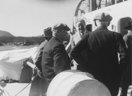 Congressional party on U.S. Coast Guard cutter Ingham