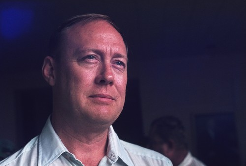 Harvey Bullis (Fishery Exploration USA), at UNESCO and FAO Symposium on Oceanography, Curaçao