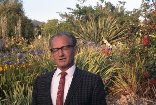 Robert L. Wisner during Scripps Institution of Oceanography student trip to Yosemite National Park