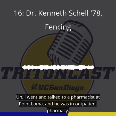 Dr. Kenneth Schell '78, Fencing