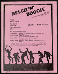 Belch 'N' Boogie flyer — Calisphere