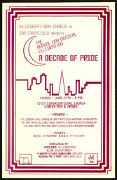 A Decade of Pride poster