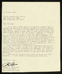 Rodger Pettyjohn acceptance letter