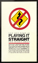 Playing It Straight postcard