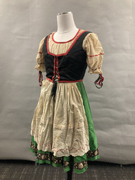 Green dirndl dress