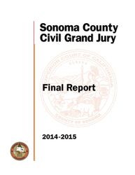 Sonoma County Civil Grand Jury 2014-2015 final report and responses