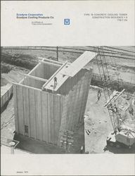 Ecodyne Cooling Products Co. Type 78 Concrete Cooling Tower, Construction Sequence #9