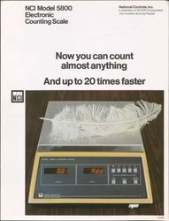 NCI Model 5800 Electronic Counting Scale