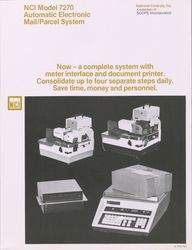 NCI Model 7270 Automatic Electronic Mail/Parcel Scale