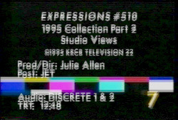 Expressions. Studio views, 1995