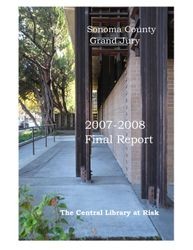 Sonoma County Grand Jury 2007-2008 final report and responses