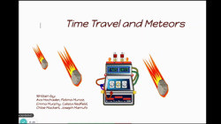 Time travel and meteors