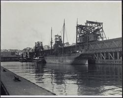 Coal station on San Francisco waterfront, 1920s