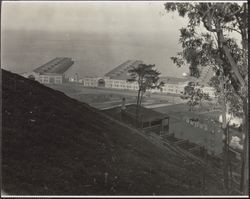 Embarcadero and pier terminals from Telegraph Hill, San Francisco, California, 1920s