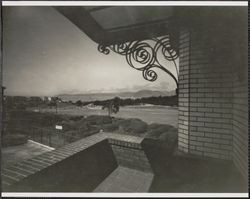 View from the back patio of 1 Nineteenth Avenue, San Francisco, California, photographed in the 1920s