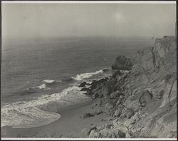 View of shoreline at Lands End, San Francisco, California, 1920s