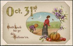 Oct. 31--Guid luck lae ye this Hallowe’en