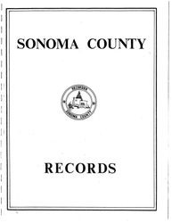 Inventory of records, 1834-1986, Office of the Recorder, Sonoma County, California