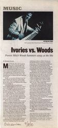 Ivories vs. Woods : pianist Mitch Woods hammers away at the 88s