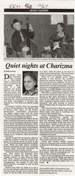 Quiet nights at Charizma