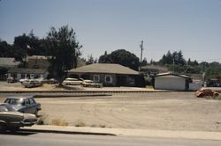 Old Petaluma & Santa Rosa Railway train depot, South Main Street, Sebastopol, Calif., June 1979