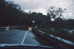 Flooded High School Road, Sebastopol, Calif., Feb. 1997